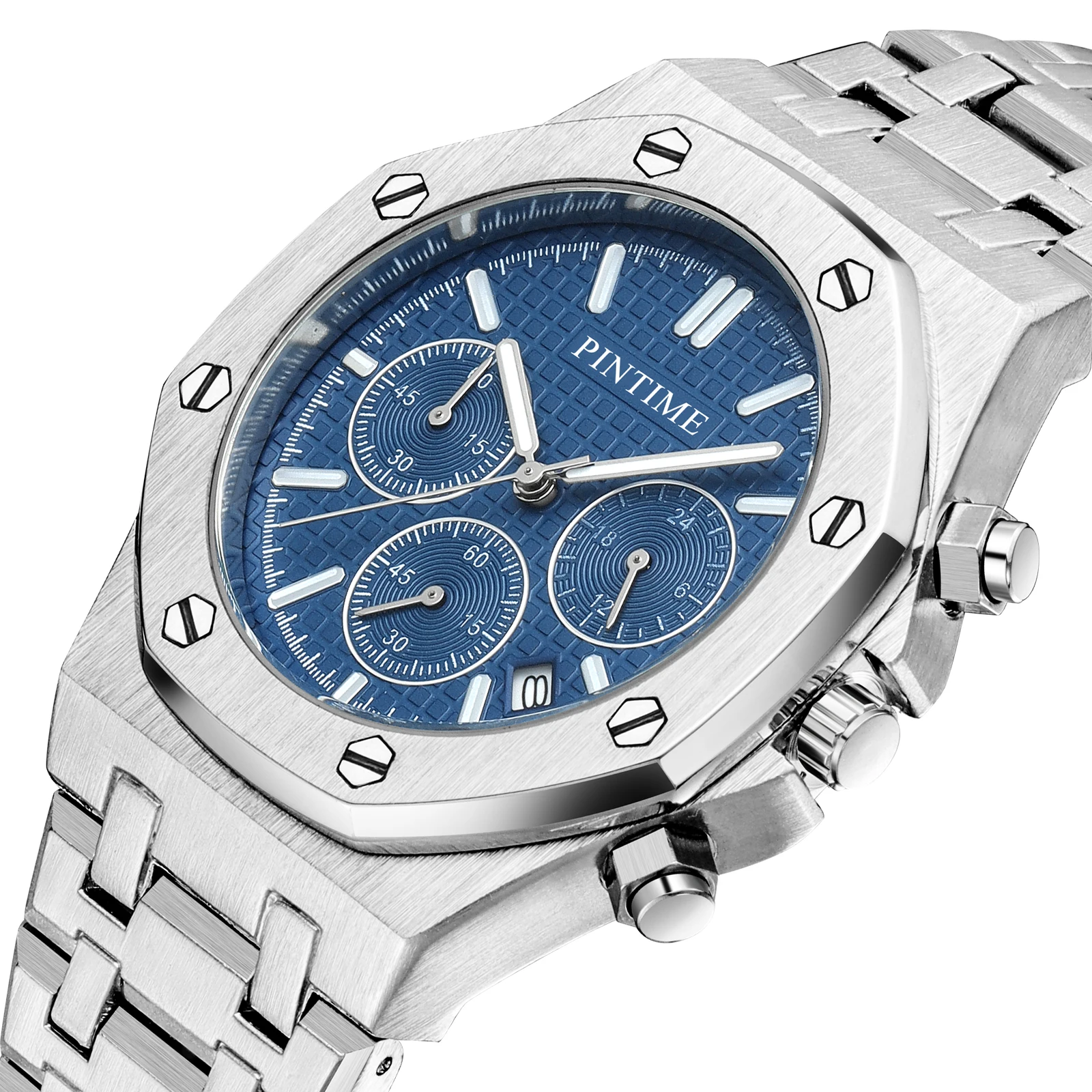 Custom Brand Man Watches Stainless Steel Wrist Alloy Case Luxury Chronograph Wristwatch Quartz Men Watch, Multi colors
Custom Brand Man Watches Stainless Steel Wrist Alloy Case Luxury Chronograph Wristwatch Quartz Men Watch, Multi colors