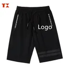 wholesale casual fitness cotton custom sport sweat jogger mens shorts