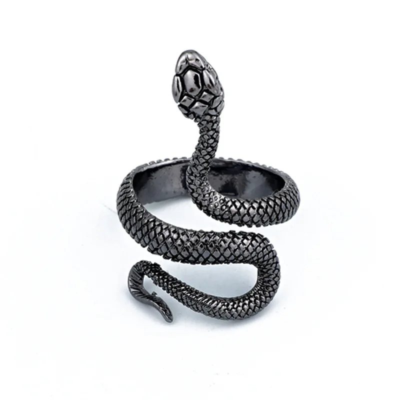 New retro snake shaped rings personalized snake shaped silver rings hot selling men's snake ring wholesale, Picture shows
New retro snake shaped rings personalized snake shaped silver rings hot selling men's snake ring wholesale, Picture shows