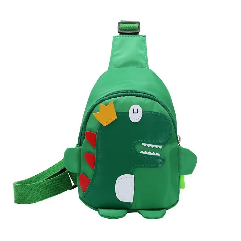Cartoon Cute Dinosaur Sewing Nylon Cross-body Messenger Bag Unisex Kids Chest Bag Mini Waist Bags, Red yellow green blue black pink
Cartoon Cute Dinosaur Sewing Nylon Cross-body Messenger Bag Unisex Kids Chest Bag Mini Waist Bags, Red yellow green blue black pink