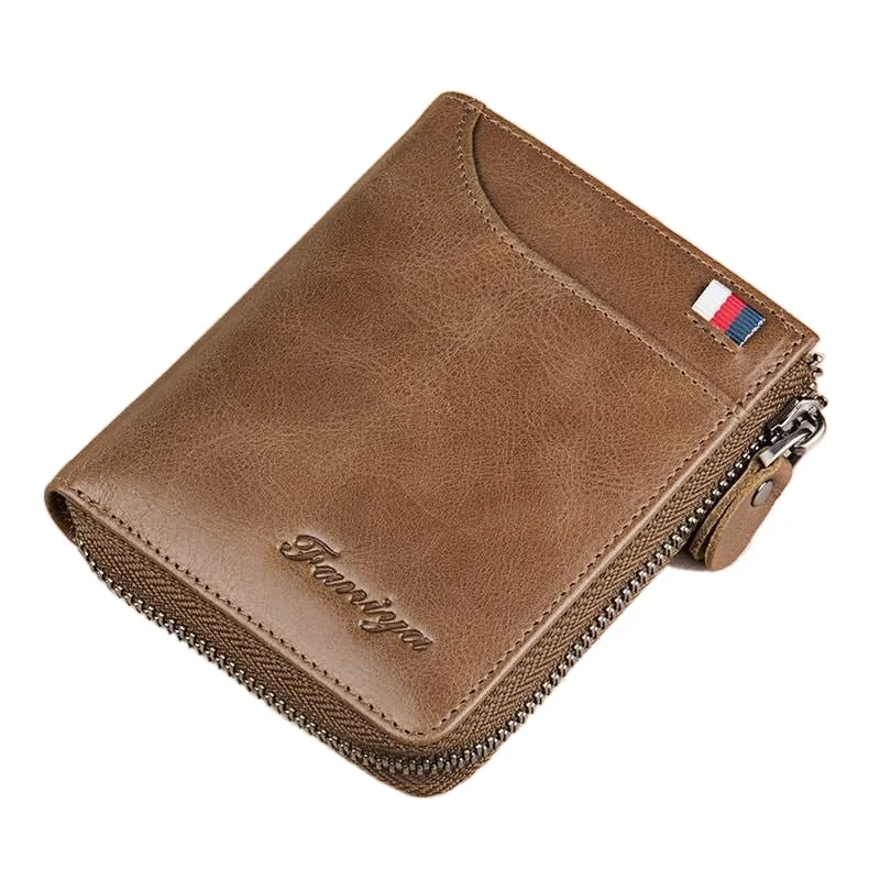 2021 Card Holder Wallets Large Capacity With RFID Protection Genuine Leather Bifold Men Wollet Wallet
2021 Card Holder Wallets Large Capacity With RFID Protection Genuine Leather Bifold Men Wollet Wallet