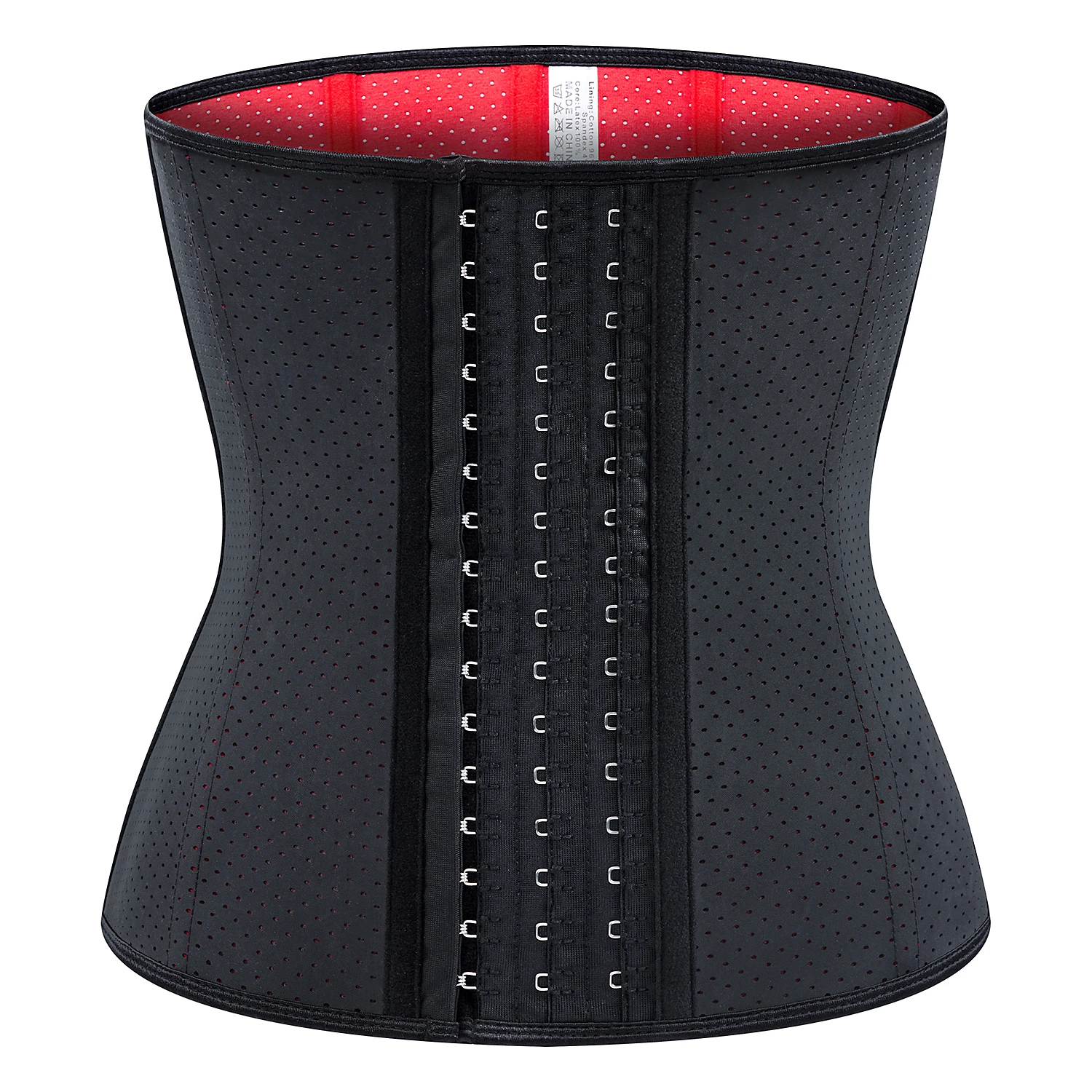 Women's Latex Waist Cincher Body Shaper Waist Trainer Corset For Weight Loss, Black, red inside
Women's Latex Waist Cincher Body Shaper Waist Trainer Corset For Weight Loss, Black, red inside