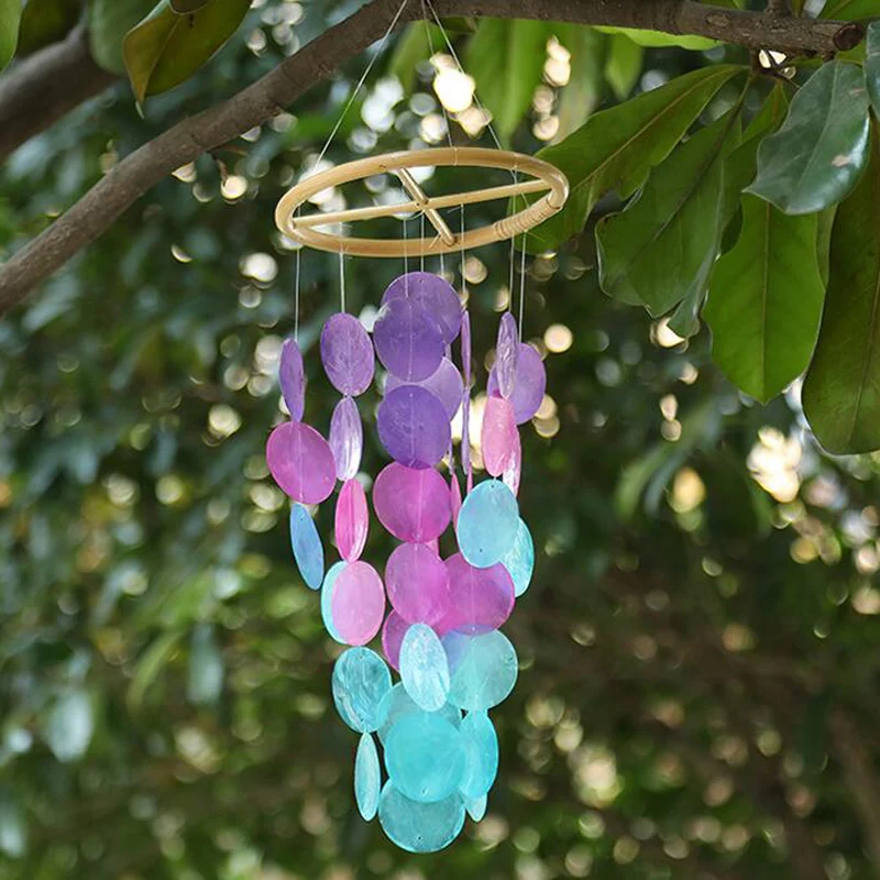 Handmade Capiz Shell Wind Chime Wall Hanging Crafts Natural Shell Beach Wedding Decor Home Decor
Handmade Capiz Shell Wind Chime Wall Hanging Crafts Natural Shell Beach Wedding Decor Home Decor