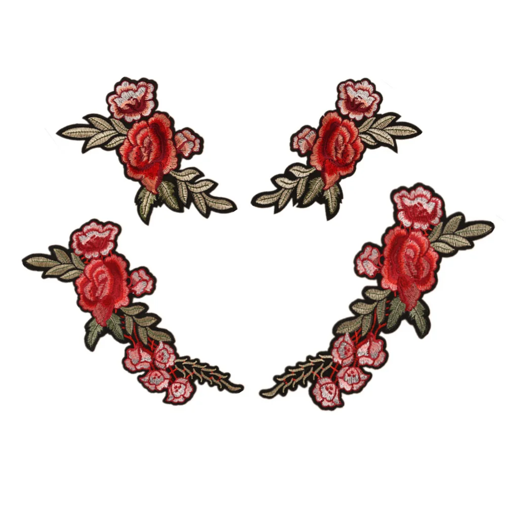 hot sale fashion style 2 pcs per pair one set iron on embroidery flower patches for clothes bag hat
hot sale fashion style 2 pcs per pair one set iron on embroidery flower patches for clothes bag hat