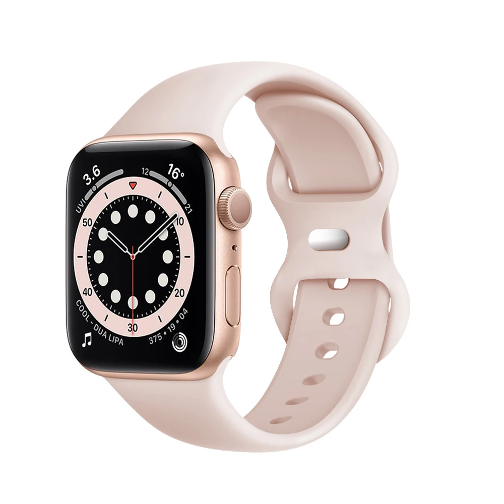 Smartwatch Wristband Belt Sport Loop iWatch Band 44mm 40mm 42mm 38mm Silicone Strap For Apple Watch Series 7 6 5 4 3 2 1 SE
Smartwatch Wristband Belt Sport Loop iWatch Band 44mm 40mm 42mm 38mm Silicone Strap For Apple Watch Series 7 6 5 4 3 2 1 SE