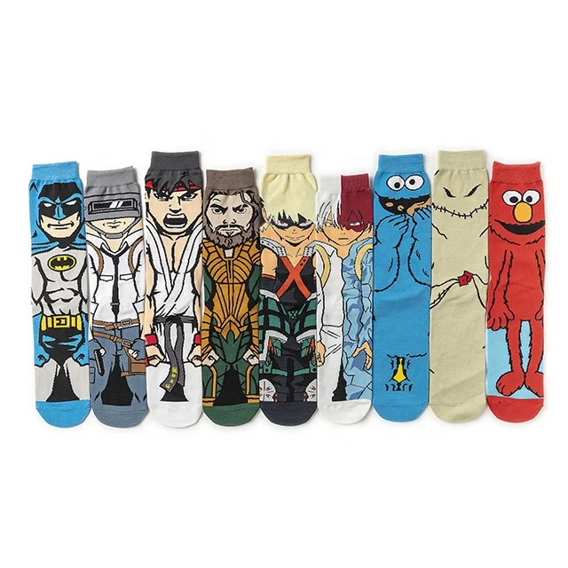 Wholesale Low MOQ Cotton Mens Custom Socks Colorful Character Logo Calcetines Happy Socks
Wholesale Low MOQ Cotton Mens Custom Socks Colorful Character Logo Calcetines Happy Socks