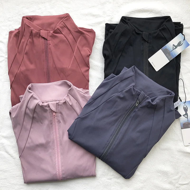Slim Fit Long Sleeved Fitness Coat Yoga Crop Tops With Thumb Holes Gym Jacket Workout Sweatshirts, Customized colors
Slim Fit Long Sleeved Fitness Coat Yoga Crop Tops With Thumb Holes Gym Jacket Workout Sweatshirts, Customized colors