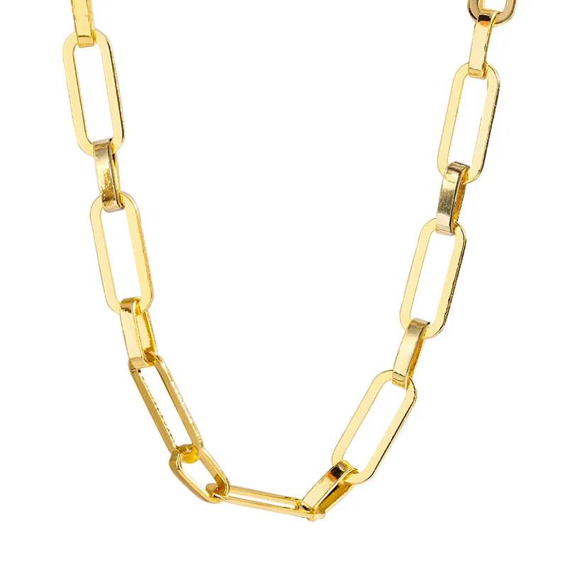 Fashion Popular Zinc Alloy Metal Jewelry Trendy Gold Link Sweater Chain Jewelry Necklace For Women
Fashion Popular Zinc Alloy Metal Jewelry Trendy Gold Link Sweater Chain Jewelry Necklace For Women