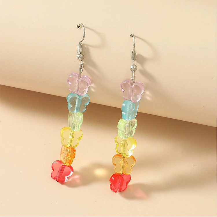 Hot Selling Colorful Pinkycolor Earring New Long Earring Beautiful Rainbow Star Earring For Woman
Hot Selling Colorful Pinkycolor Earring New Long Earring Beautiful Rainbow Star Earring For Woman