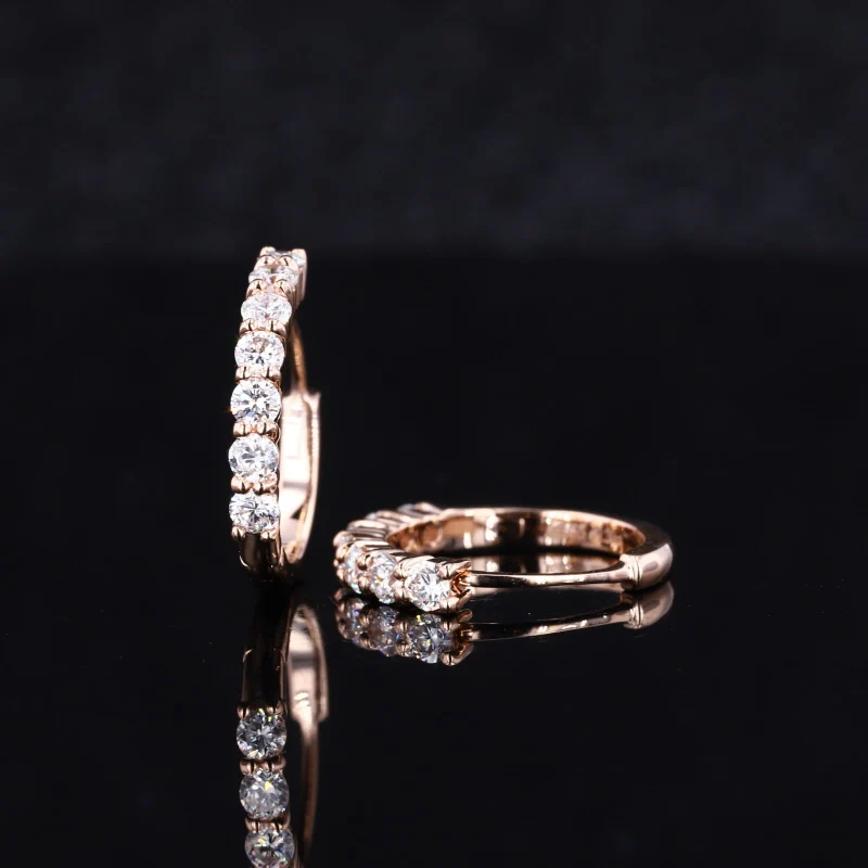 Brilliant Stone Hoop Rose Color 14k Gold Filled Earrings lab grown diamond jewelry
Brilliant Stone Hoop Rose Color 14k Gold Filled Earrings lab grown diamond jewelry