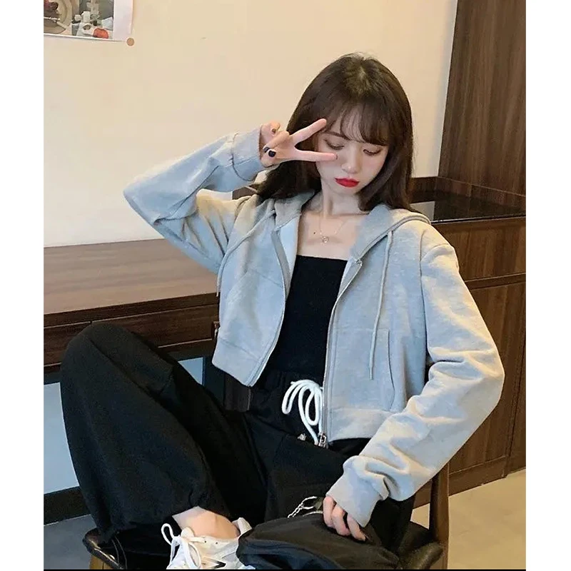 wholesale Zipper Pocket Shirt Hooded Sweatshirt Tops Women Casual Solid Long Sleeve Hoodies Women Aesthetic
wholesale Zipper Pocket Shirt Hooded Sweatshirt Tops Women Casual Solid Long Sleeve Hoodies Women Aesthetic