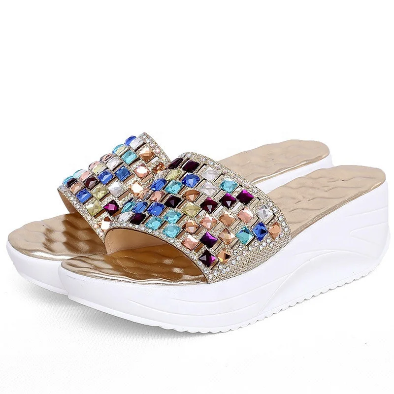 B24529A Women's Roman shoes colorful rhinestone high-heeled high-heeled slippers, Gold, silver
B24529A Women's Roman shoes colorful rhinestone high-heeled high-heeled slippers, Gold, silver