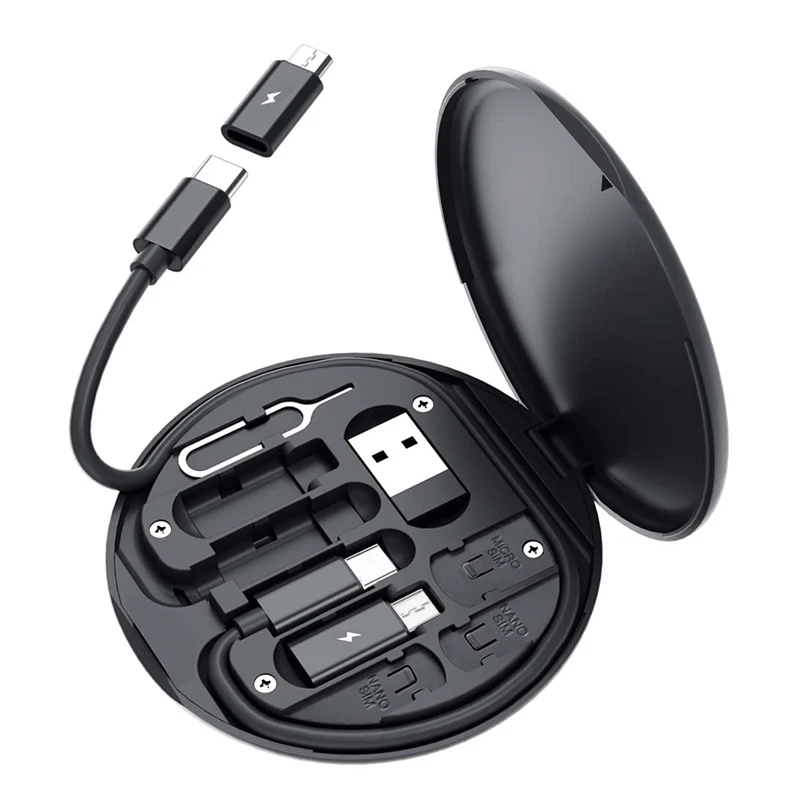 Custom Gift Charging Cable Kit Adapter Card Storage Box Universal Multi function 6 In 1 Usb Charge Data Cable Set
Custom Gift Charging Cable Kit Adapter Card Storage Box Universal Multi function 6 In 1 Usb Charge Data Cable Set