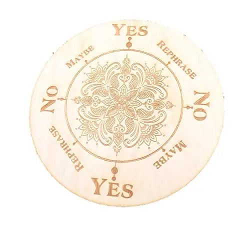 Tailai Wooden Pendulum Board For Divination With Flower Mandala For Answers Divination Tools For Spirit And Occult Practices
Tailai Wooden Pendulum Board For Divination With Flower Mandala For Answers Divination Tools For Spirit And Occult Practices