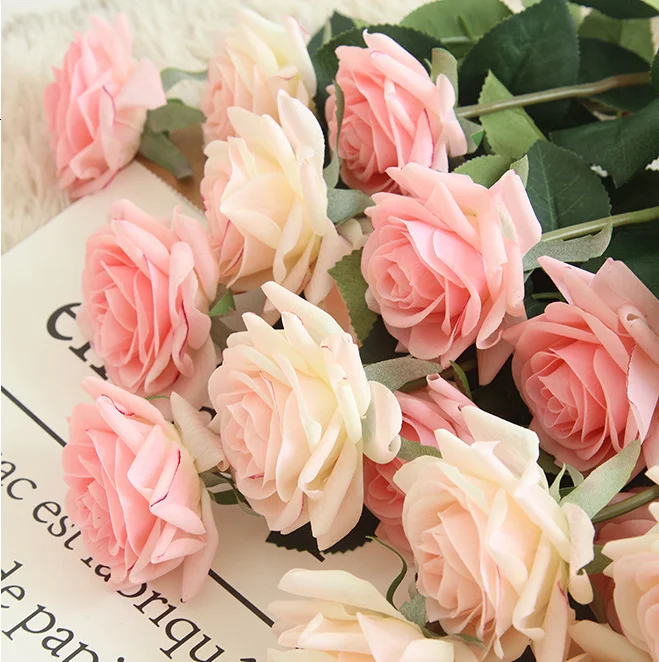Real Touch Artificial Rose Flowers for Home Wedding Decoration Garden Party Floral Decor
Real Touch Artificial Rose Flowers for Home Wedding Decoration Garden Party Floral Decor