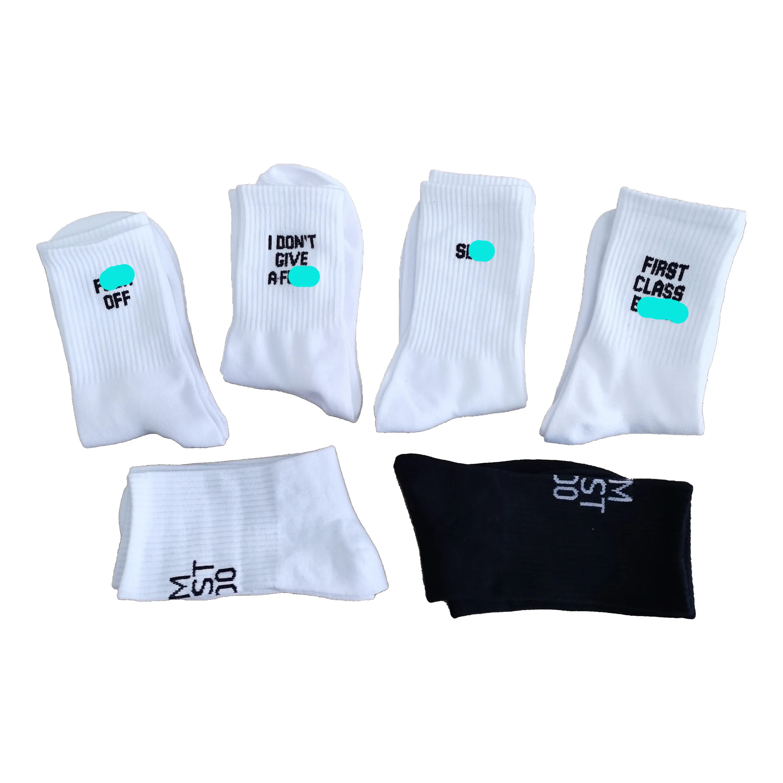 High Quality Custom Brand Socks Small Mqq White Black Athletic Socks With Great Price, Mix color
High Quality Custom Brand Socks Small Mqq White Black Athletic Socks With Great Price, Mix color