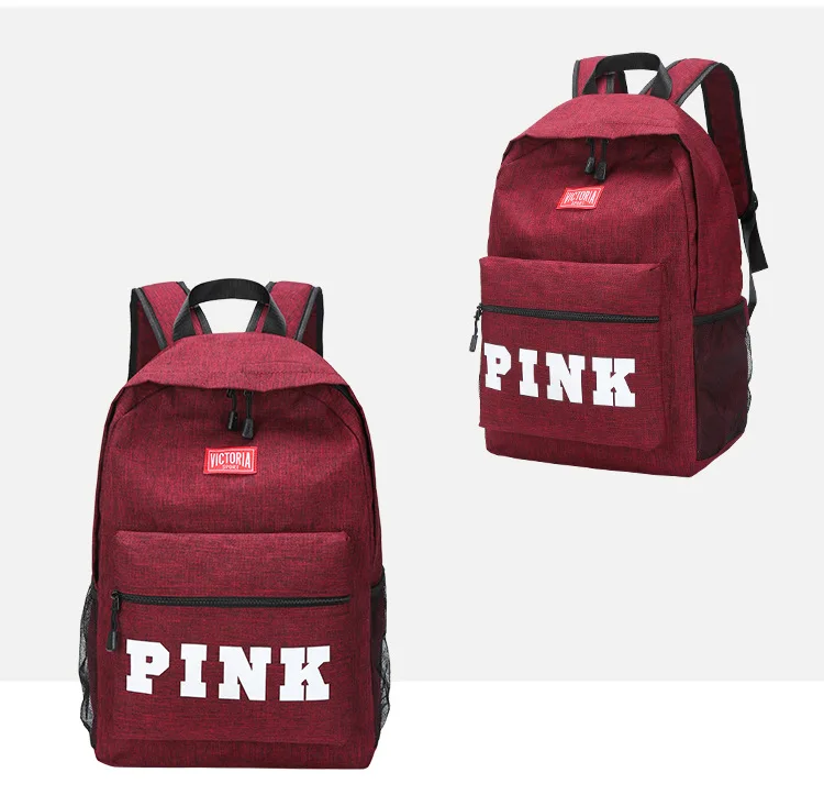 The New Pink Backpack Large-capacity Leisure Travel Fashion All-match Bag Student School Bag 4 Colors, As pictures
The New Pink Backpack Large-capacity Leisure Travel Fashion All-match Bag Student School Bag 4 Colors, As pictures