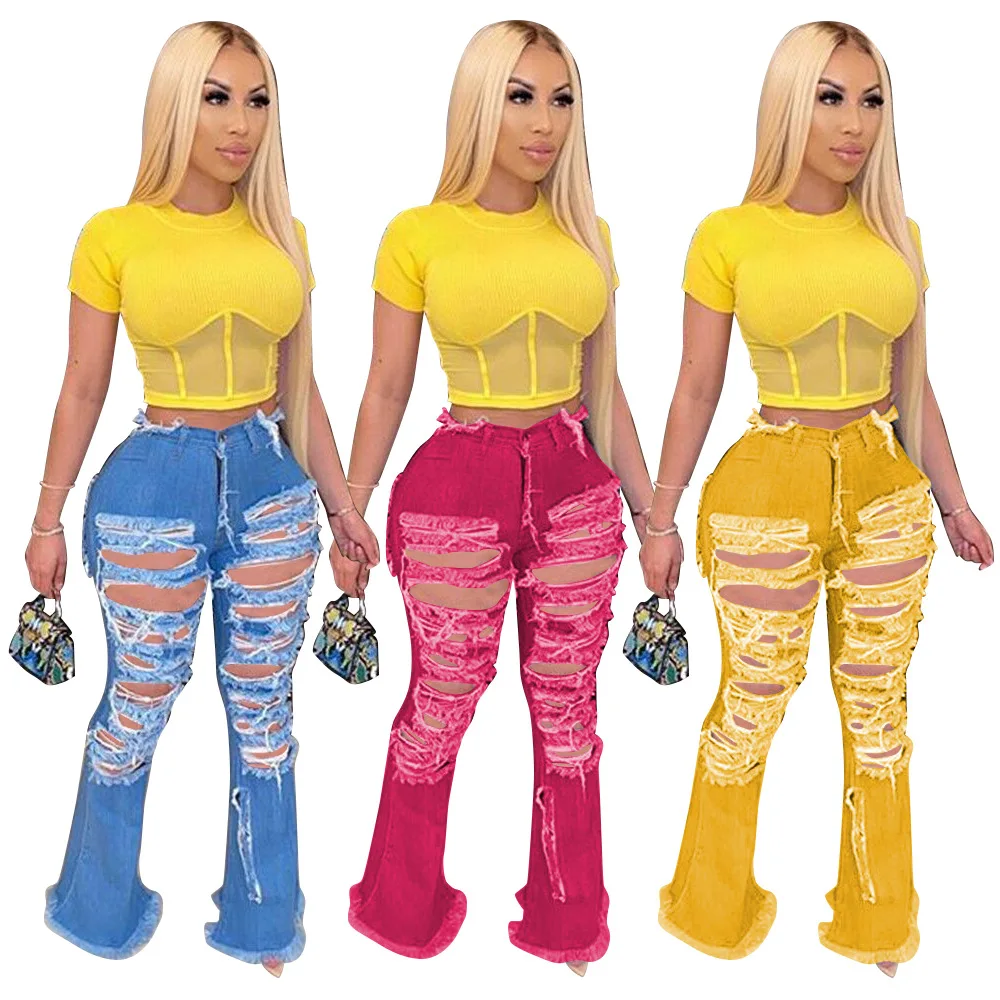 F8278 Best price good quality red elastic washed denimn ripped pants tassel flared trousers skinny sexy women jeans, Blue ,red ,yellow
F8278 Best price good quality red elastic washed denimn ripped pants tassel flared trousers skinny sexy women jeans, Blue ,red ,yellow
