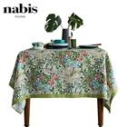 Nabis printed custom round cover table cloth jacquard