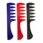 Factory Price Anti Static Plastic Men's Oil Head Hair Styling Salon Comb