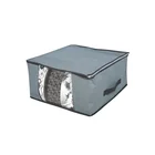 Hot fabric underbed clothing storage bags box clothing organizers blanket organizer blanket organizer