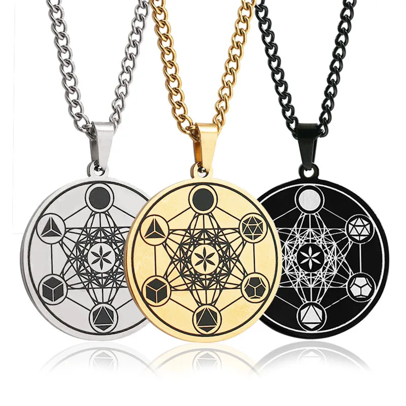 Custom Archangel Metatron Angel of Life Seal Solomon Pendants Necklace for Men Laser Stainless Steel Jewelry Viking Necklaces
Custom Archangel Metatron Angel of Life Seal Solomon Pendants Necklace for Men Laser Stainless Steel Jewelry Viking Necklaces
