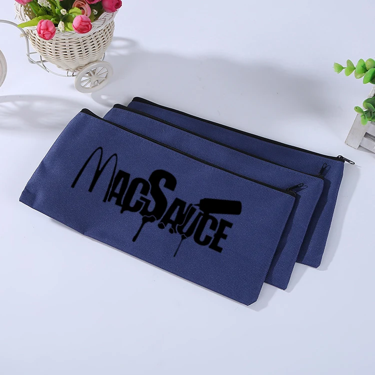 Custom Print Logo Canvas Small Makeup Storage Packaging Canvas Zipper Pencil Pouch, Various colors for choose
Custom Print Logo Canvas Small Makeup Storage Packaging Canvas Zipper Pencil Pouch, Various colors for choose