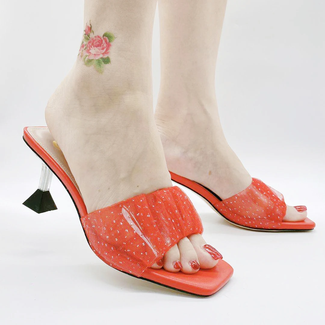 Elegant Office Lady Shoes Summer Outdoor Lace Sandals Clear Shoes PVC Lace Strap Slip on High Heeled Slippers Trendy Shoes
Elegant Office Lady Shoes Summer Outdoor Lace Sandals Clear Shoes PVC Lace Strap Slip on High Heeled Slippers Trendy Shoes
