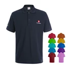 Polo Shirts OEM Service 100% Cotton Pique Bulk Performance Golf Polo Style Solid Color Shirts