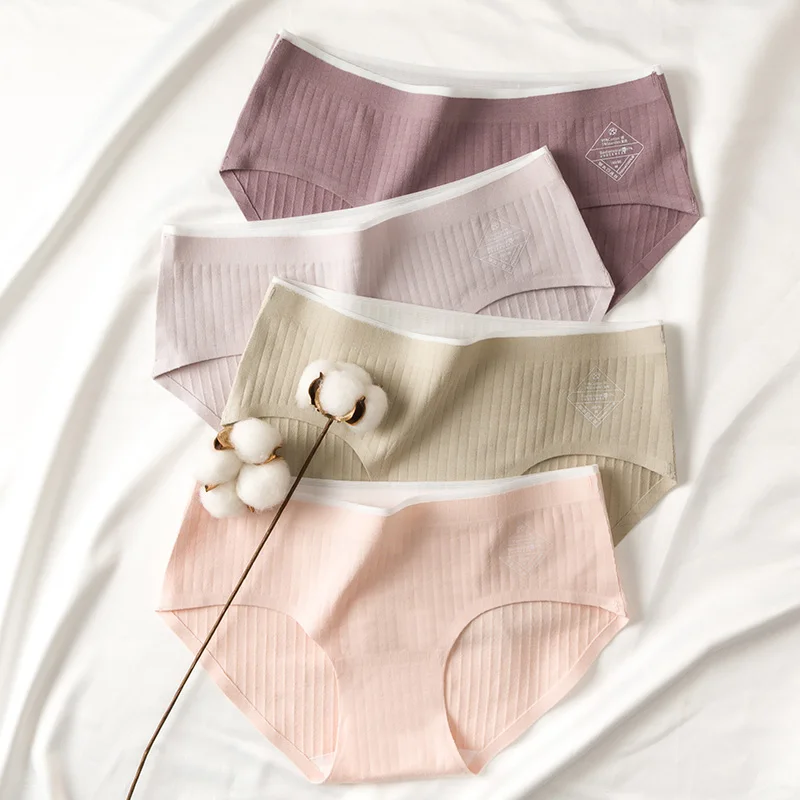 Hot Sale New Design Cotton Striped Panties Seamless Ladies' Cotton Briefs Solid Color Sleepwear Underwear, Apricot;green;black;lavender;light gray;pink
Hot Sale New Design Cotton Striped Panties Seamless Ladies' Cotton Briefs Solid Color Sleepwear Underwear, Apricot;green;black;lavender;light gray;pink