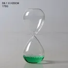 sand timer hourglass 3min 5min sand clock durable Borosilicate glass with exquisite sea sand timer decoration use
