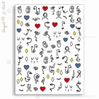 Nail Stickers Wholesale Popular Fashionable Graffiti Nail Decal Adhesive Stickers