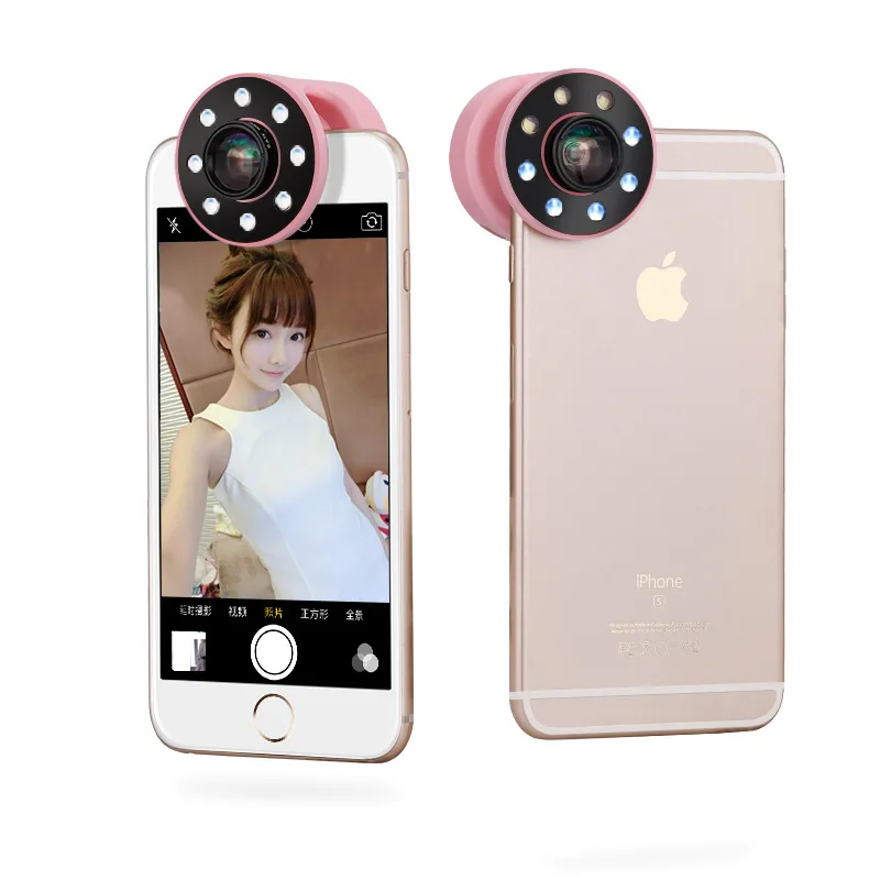 Beauty lens bladder LED mobile phone ring light macro wide-angle lens USB charging beautyselfie clip-on selfie fill light, White
Beauty lens bladder LED mobile phone ring light macro wide-angle lens USB charging beautyselfie clip-on selfie fill light, White