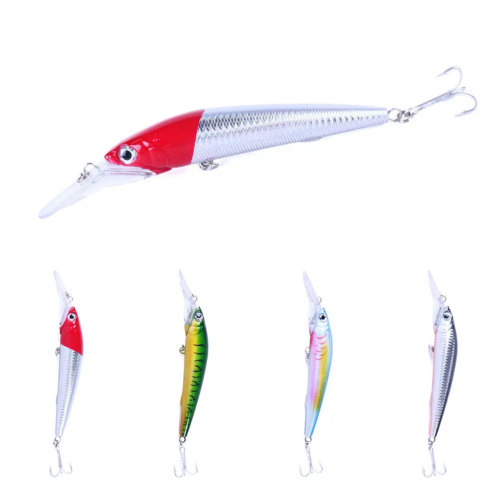 18cm 41g Hot sale high quality fishing baits deep diving minnow Hard Artificial Fishing lures, 5 colors as pictures
18cm 41g Hot sale high quality fishing baits deep diving minnow Hard Artificial Fishing lures, 5 colors as pictures