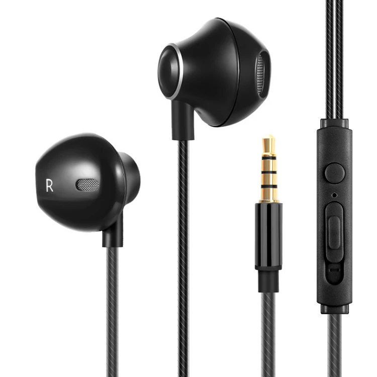 

metal in-ear 3.5mm handsfree handfree head phones in ear wired headphones earphones 2pcs for samsung, Black/white/red/ pink