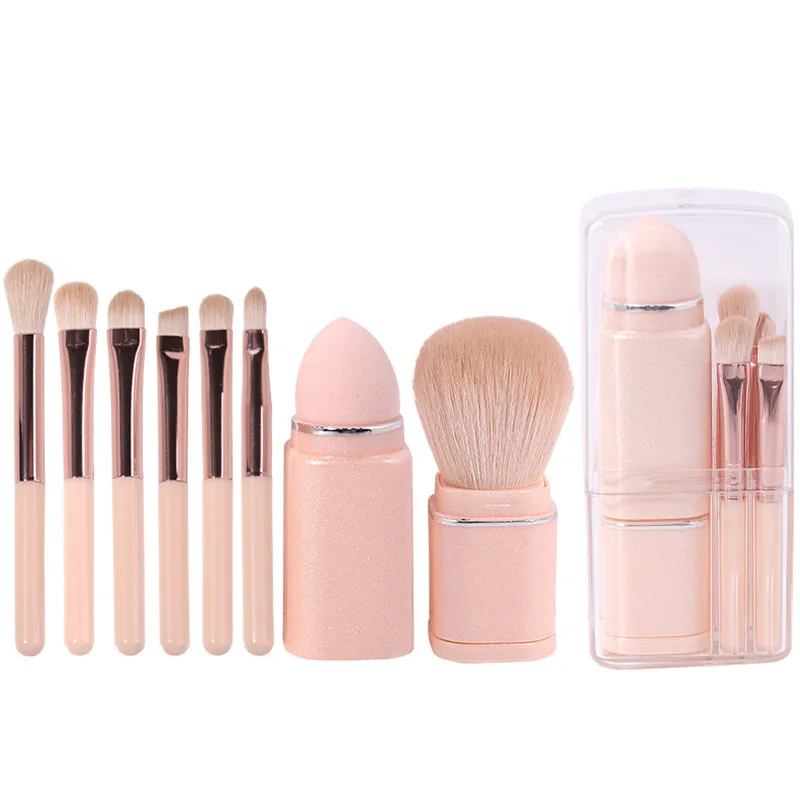 SAIYII Cute Pink Mini Portable Retractable Makeup Brushes Soft Cosmetic Eye Shadow Brush Set Makeup Sponge Powder Blending Brush, Pink/white/green/red/custom color
SAIYII Cute Pink Mini Portable Retractable Makeup Brushes Soft Cosmetic Eye Shadow Brush Set Makeup Sponge Powder Blending Brush, Pink/white/green/red/custom color