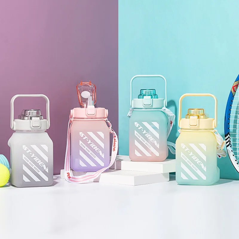 New Arrival 1000ml motivational water bottle summer Gym sport Half of one Gallon Water Bottle With Straw, Customized color
New Arrival 1000ml motivational water bottle summer Gym sport Half of one Gallon Water Bottle With Straw, Customized color