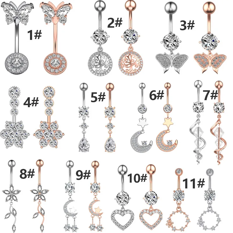 BBR-208 Wholesale Body Piercing Jewelry Zirconia Hanging Navel Ring Belly Button Rings
BBR-208 Wholesale Body Piercing Jewelry Zirconia Hanging Navel Ring Belly Button Rings