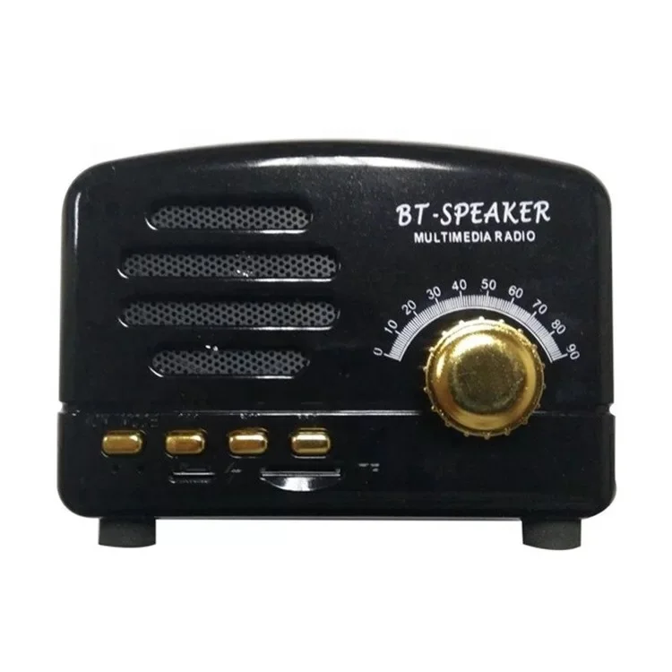 Amazon Hot Sale 3D Stereo Surround Handsfree FM Radio Shape Vintage Radio Retro Mini Music Wireless Blue tooth Speaker
Amazon Hot Sale 3D Stereo Surround Handsfree FM Radio Shape Vintage Radio Retro Mini Music Wireless Blue tooth Speaker