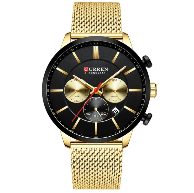JYM new arrival waterproof fashion steel mesh band Curren 8340 business wrist watches for men, 3 colors
JYM new arrival waterproof fashion steel mesh band Curren 8340 business wrist watches for men, 3 colors