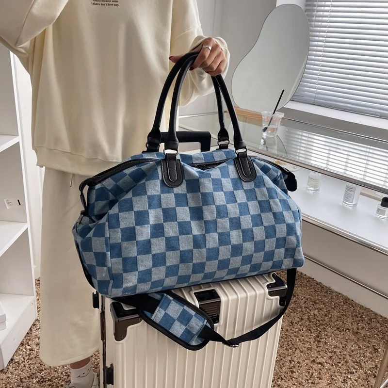 Best Seller Jacquard Checkerboard Travel Fashion Classic Overnight Shoulder Tote Gym Duffle Bags with Wear-resistant P
Best Seller Jacquard Checkerboard Travel Fashion Classic Overnight Shoulder Tote Gym Duffle Bags with Wear-resistant P