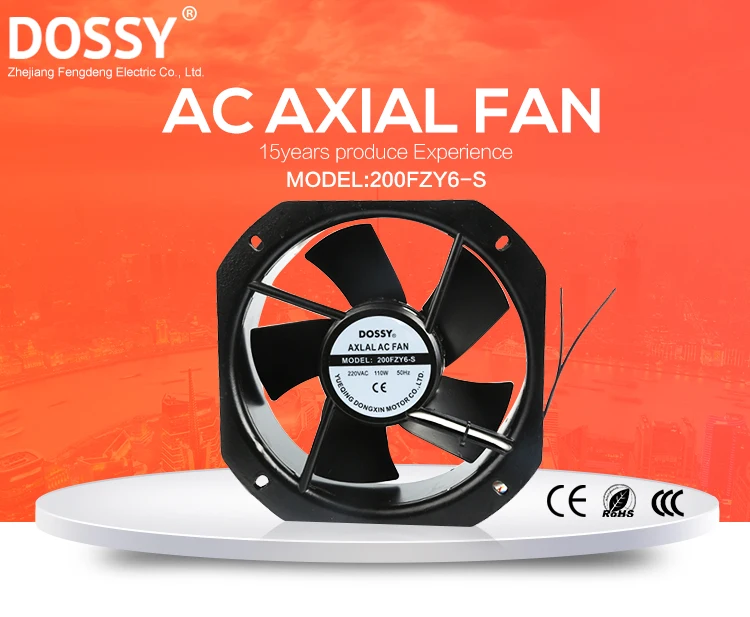 Metal Blades Axial Fan, 225mm, 110, Electric - detail 2
