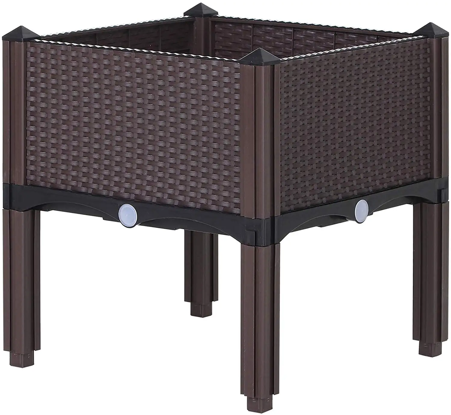 Plastic Rattan Raised Garden Bed Portable Plant flower Vegetable Box Hot Sell in Amazon, Custom color
Plastic Rattan Raised Garden Bed Portable Plant flower Vegetable Box Hot Sell in Amazon, Custom color