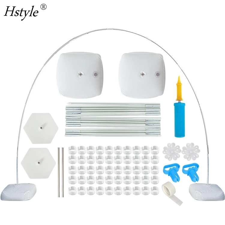 Balloon Arch Kit 10ft Wide Adjustable Balloon Arch Stand with Water Fillable Base 52pcs Balloon Clip Tie Tool Pump HS507
Balloon Arch Kit 10ft Wide Adjustable Balloon Arch Stand with Water Fillable Base 52pcs Balloon Clip Tie Tool Pump HS507