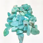 High polished Amazonite tumbled gravel stones