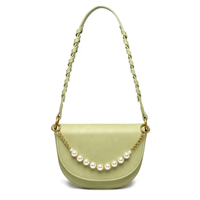 Pearls Chain Bag Women Ladies Luxury Semicircle Hand Bags Purses Women Pu Leather Handbags
Pearls Chain Bag Women Ladies Luxury Semicircle Hand Bags Purses Women Pu Leather Handbags