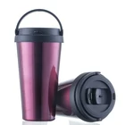 17oz Custom Logo Double Wall Stainless Steel Vacuum Insulated Travel Reusable Coffee Cup