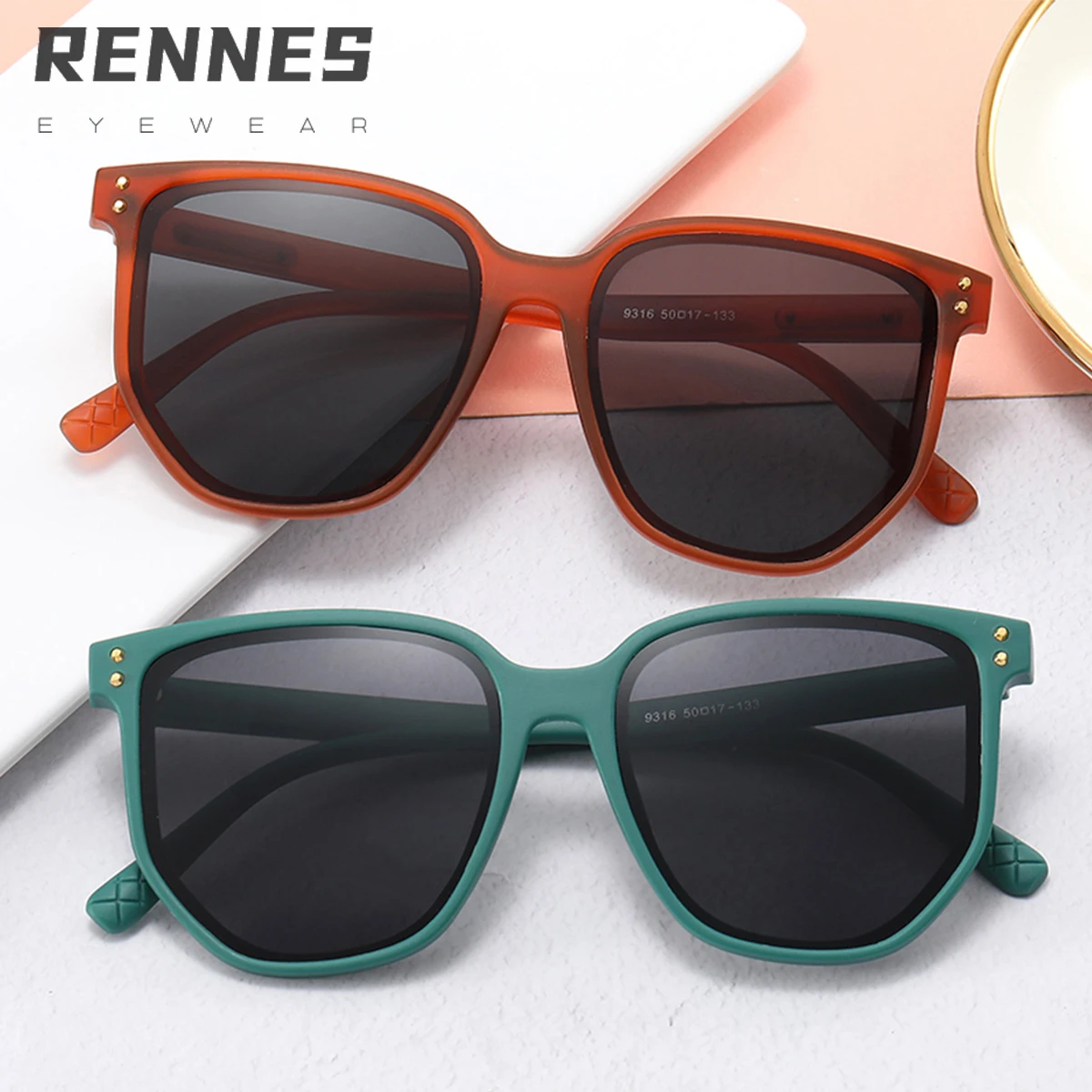 RENNES 2021 New Trendy Women And Men Big Square Black Vintage Italian Brand Round Sunglasses
RENNES 2021 New Trendy Women And Men Big Square Black Vintage Italian Brand Round Sunglasses