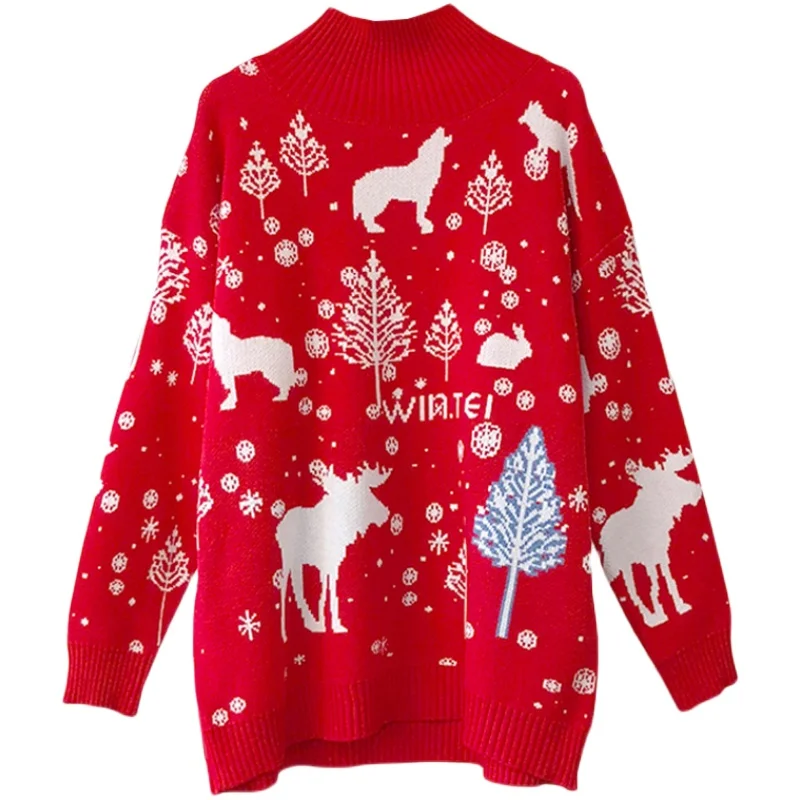 2020 red christmas sweaters new design girls pullover christmas knit sweater, Mixed colors
2020 red christmas sweaters new design girls pullover christmas knit sweater, Mixed colors