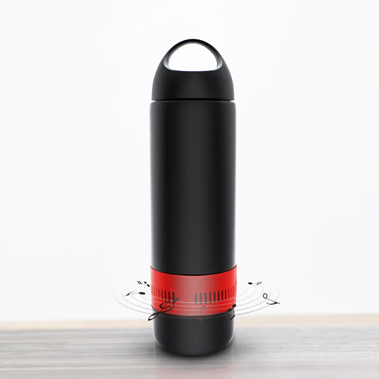 Custom hot water wireless speaker music sport stainless steel smart water bottle
Custom hot water wireless speaker music sport stainless steel smart water bottle